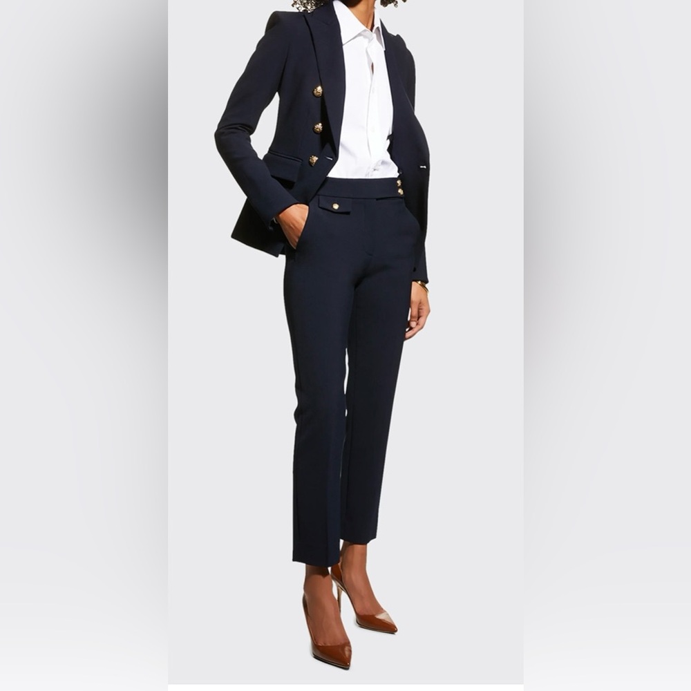 Veronica Beard Renzo Straight Crop pants